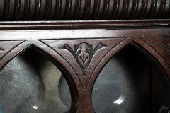 Jackson & Graham Attributed, a Fine Quality Moorish Mahogany Overmantel or Wall Shelf - Thumbnail 14