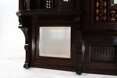 Jackson & Graham Attributed, Moorish Mahogany Overmantel or Wall Shelf - Thumbnail 23
