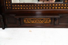 Jackson & Graham Attributed, a Fine Quality Moorish Mahogany Overmantel or Wall Shelf - Thumbnail 24