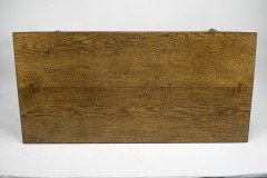 Sidney Barnsley Attributed, a Rare Cotswold School Arts & Crafts Hayrake Oak Dining Table - Thumbnail 5