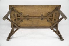 Sidney Barnsley Attributed, a Rare Cotswold School Arts & Crafts Hayrake Oak Dining Table - Thumbnail 13