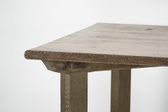 Sidney Barnsley Attributed, a Rare Cotswold School Arts & Crafts Hayrake Oak Dining Table - Thumbnail 7