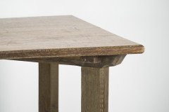 Sidney Barnsley Attributed, a Rare Cotswold School Arts & Crafts Hayrake Oak Dining Table - Thumbnail 9