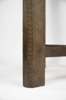 Sidney Barnsley Attributed, a Rare Cotswold School Arts & Crafts Hayrake Oak Dining Table - Thumbnail 10