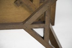 Sidney Barnsley Attributed, a Rare Cotswold School Arts & Crafts Hayrake Oak Dining Table - Thumbnail 16
