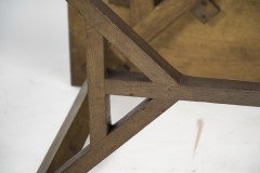 Sidney Barnsley Attributed, a Rare Cotswold School Arts & Crafts Hayrake Oak Dining Table - Thumbnail 17