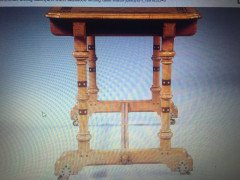 Charles Bevan for Marsh and Jones of Leeds. A Gothic Revival walnut side table with a burr walnut top - Thumbnail 13
