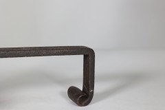 Thornton & Downer ( attributed. ). A Pair of Arts & Crafts Cotswold School Handmade Steel Fire Dogs - Thumbnail 16
