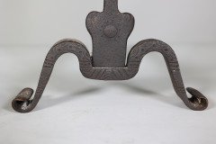 Thornton & Downer ( attributed. ). A Pair of Arts & Crafts Cotswold School Handmade Steel Fire Dogs - Thumbnail 17