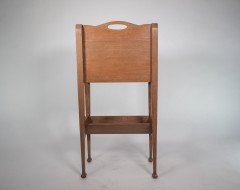 Glasgow School. George Walton, Style of. Arts & Crafts Oak Magazine & Book Rack - Thumbnail 4