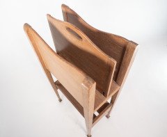 Glasgow School. George Walton, Style of. Arts & Crafts Oak Magazine & Book Rack - Thumbnail 5