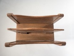 Glasgow School. George Walton, Style of. Arts & Crafts Oak Magazine & Book Rack - Thumbnail 7