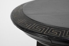 Dr Christopher Dresser (style of). An Aesthetic Movement ebonized and gilded pedestal torchère - Thumbnail 7