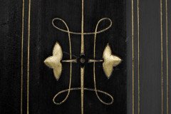 Dr Christopher Dresser (style of). An Aesthetic Movement ebonized and gilded pedestal torchère - Thumbnail 11