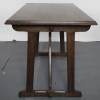 A. W. N. Pugin (after a Design By). A Late 20th Century Gothic Revival Oak Table - Thumbnail 6
