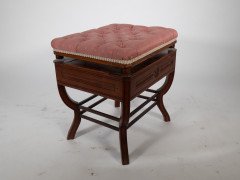 Jas Shoolbred. Aesthetic Movement Adjustable Height Piano Stool - Thumbnail 4