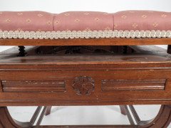 Jas Shoolbred. Aesthetic Movement Adjustable Height Piano Stool - Thumbnail 10