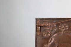 Arts & Crafts Copper Hanging Photograph Frame with Leaf & Berry Decoration - Thumbnail 11