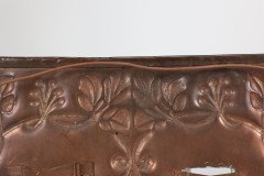 Arts & Crafts Copper Hanging Photograph Frame with Leaf & Berry Decoration - Thumbnail 12