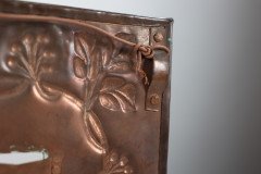 Arts & Crafts Copper Hanging Photograph Frame with Leaf & Berry Decoration - Thumbnail 14