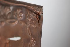 Arts & Crafts Copper Hanging Photograph Frame with Leaf & Berry Decoration - Thumbnail 15