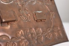 Arts & Crafts Copper Hanging Photograph Frame with Leaf & Berry Decoration - Thumbnail 17