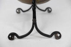 An Aesthetic Movement Wrought Writhen Iron & Copper Fire Bucket - Thumbnail 12