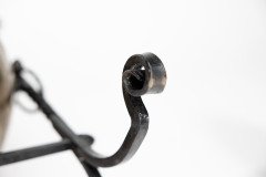 An Aesthetic Movement Wrought Writhen Iron & Copper Fire Bucket - Thumbnail 13