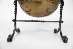 An Aesthetic Movement Wrought Writhen Iron & Copper Fire Bucket - Thumbnail 17