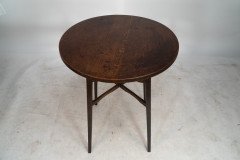 E. A. Taylor for Wylie & Lochhead. A Glasgow School Circular Oak Side Table - Thumbnail 5