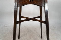 E. A. Taylor for Wylie & Lochhead. A Glasgow School Circular Oak Side Table - Thumbnail 10