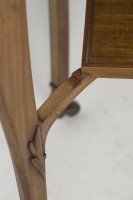 A. H. Mackmurdo for E. Goodall. Rare Early Art Nouveau Satinwood Side Table - Thumbnail 9