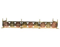 W. A. S. Benson & Heywood Sumner. Rare Arts & Crafts Brass & Copper Fire Fender
