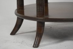 E. W. Godwin Attributed, for Collinson & Lock. An Aesthetic Movement Six-Leg Walnut Circular Centre Table - Thumbnail 13