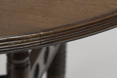 E. W. Godwin Attributed, for Collinson & Lock. An Aesthetic Movement Six-Leg Walnut Circular Centre Table - Thumbnail 5