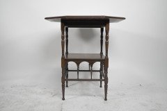 H W Batley for Collinson and Lock (attributed). A fine quality Aesthetic Movement octagonal side table - Thumbnail 4
