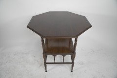 H W Batley for Collinson and Lock (attributed). A fine quality Aesthetic Movement octagonal side table - Thumbnail 5