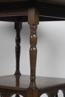 H W Batley for Collinson and Lock (attributed). A fine quality Aesthetic Movement octagonal side table - Thumbnail 10