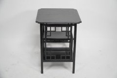 George Watson of Edinburgh. An Anglo-Japanese Ebonized Side Table with Hand Carved Edges - Thumbnail 12
