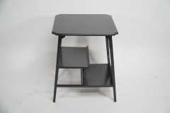 George Watson of Edinburgh. An Anglo-Japanese Ebonized Side Table with Hand Carved Edges - Thumbnail 4