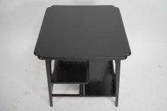 George Watson of Edinburgh. An Anglo-Japanese Ebonized Side Table with Hand Carved Edges - Thumbnail 6