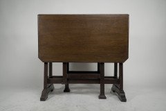 Liberty & Co. Attributed, Arts & Crafts Oak Drop-Leaf Table - Thumbnail 7
