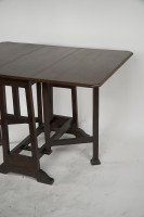 Liberty & Co. Attributed, Arts & Crafts Oak Drop-Leaf Table - Thumbnail 5