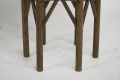 Liberty & Co. Attributed, a small Moorish Hexagon Oak side table - Thumbnail 10