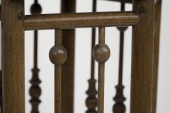 Liberty & Co. Attributed, a small Moorish Hexagon Oak side table - Thumbnail 8