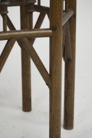 Liberty & Co. Attributed, a small Moorish Hexagon Oak side table - Thumbnail 11