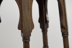 Liberty and Co. An Arts and Crafts oak side or occasional table with a shaped top and molded edges - Thumbnail 5