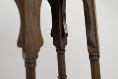 Liberty & Co. Arts & Crafts Oak side or occasional table with a shaped top and moulded edges - Thumbnail 6