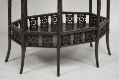 Liberty & Co., a Rare & Unusual Moorish Oval Eight-leg Side Table - Thumbnail 17