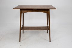 Waring & Gillow. Pair of Arts & Crafts Oblong Top Side Tables with Curved Aprons - Thumbnail 2